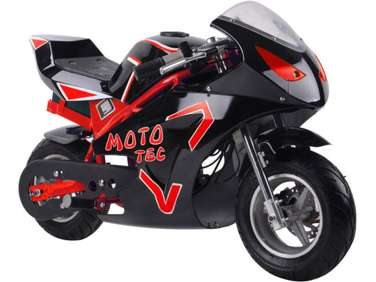 MotoTec Electric Pocket Bike GT 36v 500w Red