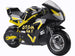 MotoTec Electric Pocket Bike GT 36v 500w Yellow