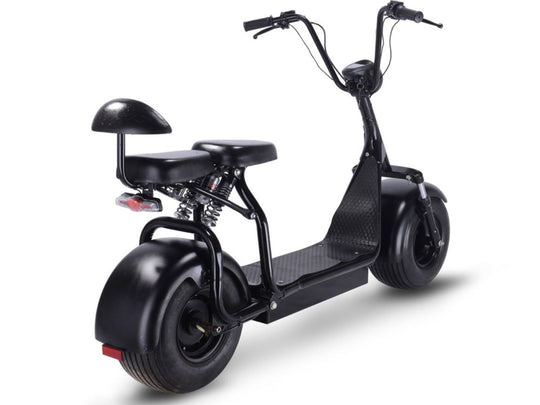 MotoTec Knockout 60v 1000w Electric Scooter Black - Image 4