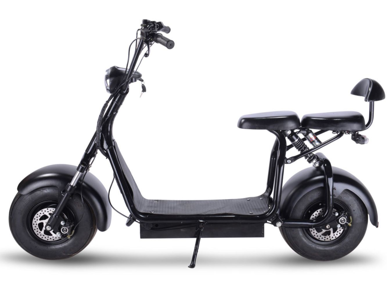 MotoTec Knockout 60v 1000w Electric Scooter Black - Image 6