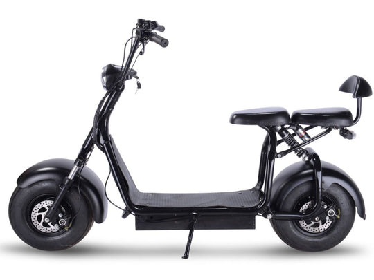MotoTec Knockout 60v 1000w Electric Scooter Black - Image 6