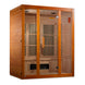 Golden Designs | Maxxus "Alpine" Dual Tech 3 person Low EMF FAR IR Sauna | MX-J306-02S