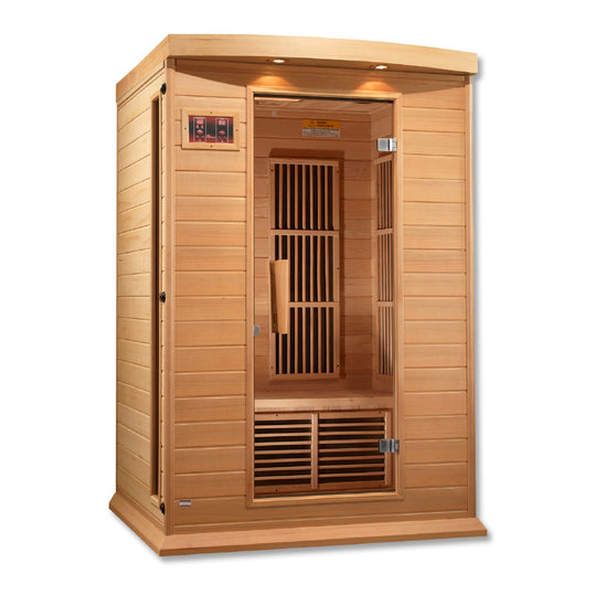 Golden Designs | Maxxus 2 Person Low EMF FAR IR Sauna | MX-K206-01