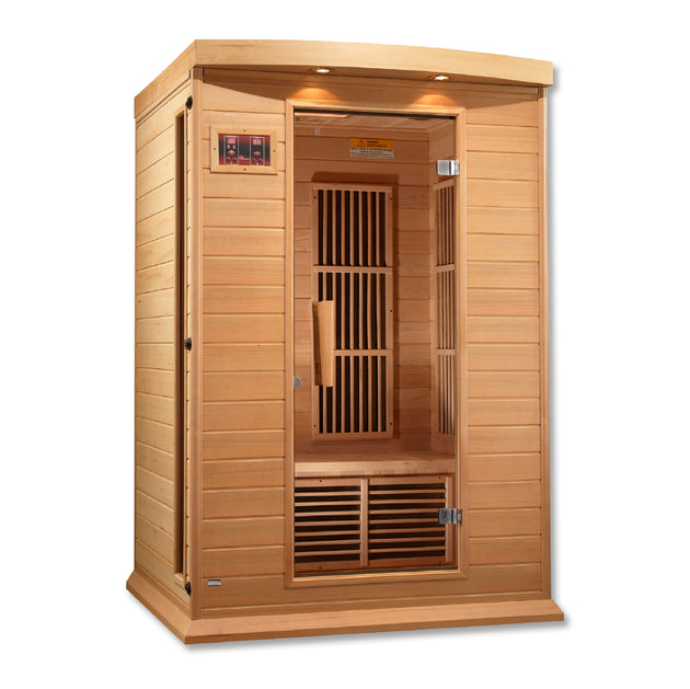 Golden Designs | Maxxus 2 Person Low EMF FAR IR Sauna | MX-K206-01