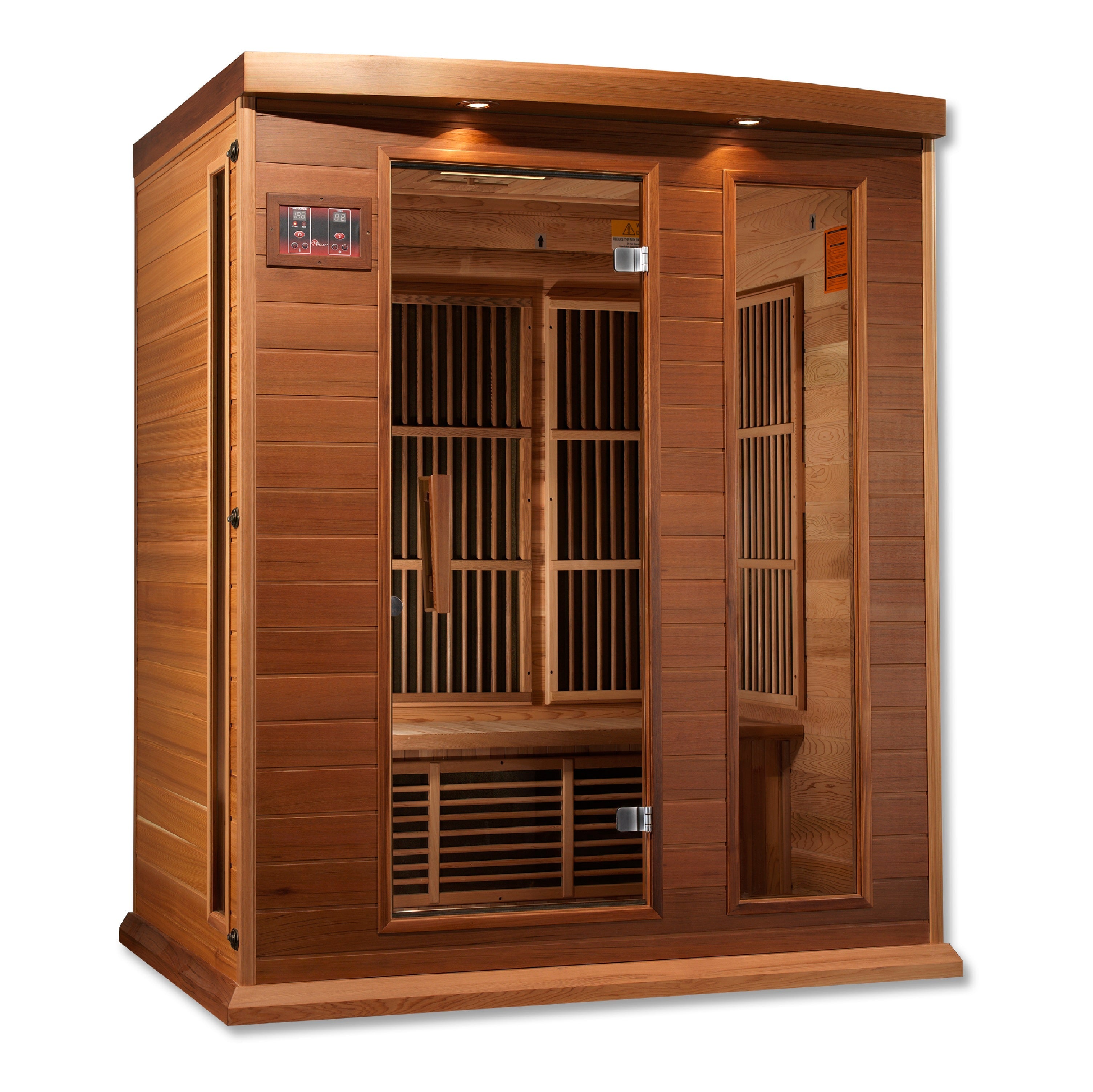 Golden Designs | Maxxus 3 Person Low EMF FAR IR Sauna | MX-K306-01