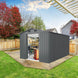 Chery Industrial 8'x12' Metal Storage Shed