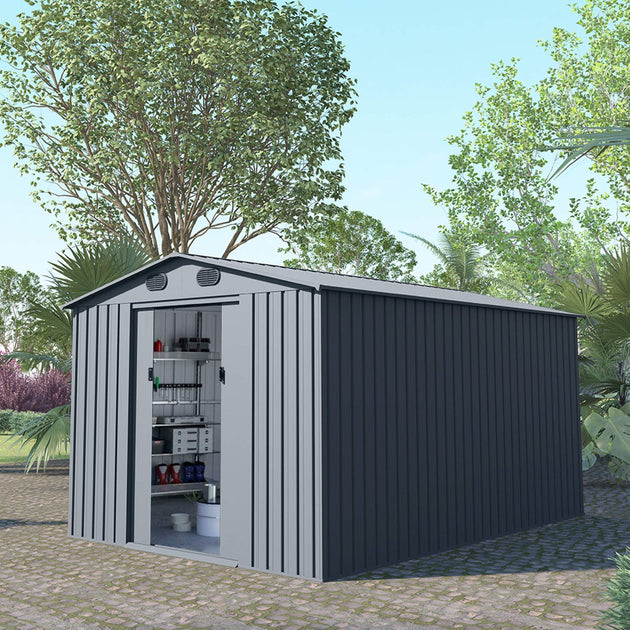 Chery Industrial 8'x12' Metal Storage Shed