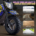 MotoTec 24v 250w (HP120E) Electric Powered Mini Bike Blue - Image 6