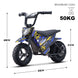 MotoTec 24v 250w (HP120E) Electric Powered Mini Bike Blue - Image 7