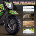 MotoTec 24v 250w (HP120E) Electric Powered Mini Bike Green - Image 6