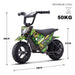 MotoTec 24v 250w (HP120E) Electric Powered Mini Bike Green - Image 7