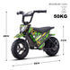 MotoTec 24v 250w (HP120E) Electric Powered Mini Bike Green - Image 7
