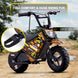 MotoTec 24v 250w (HP120E) Electric Powered Mini Bike Orange - Image 5