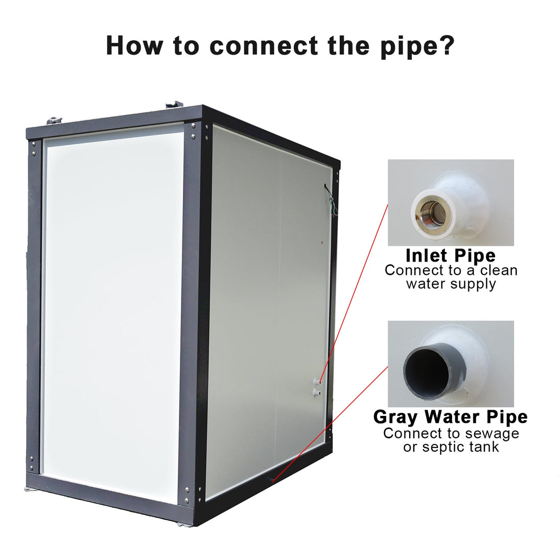 Chery Industrial Portable Mobile Shower Room