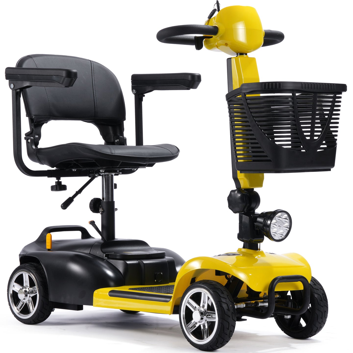 MotoTec Mobility Scooter 24v 250w PLUS Yellow - Image 3