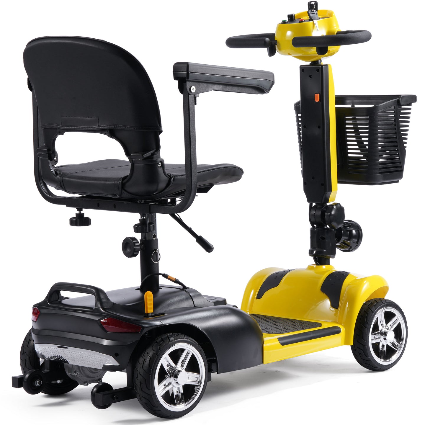 MotoTec Mobility Scooter 24v 250w PLUS Yellow - Image 4