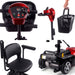 MotoTec Mobility Scooter 24v 250w Red - Image 8