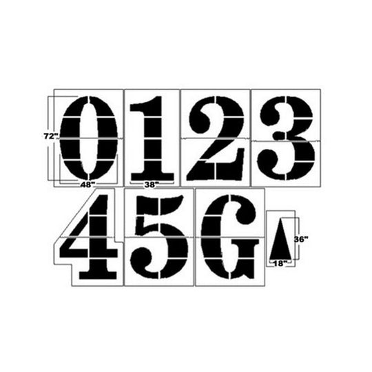 Newstripe | NCAA Football Field Stencil Kit | 10001724