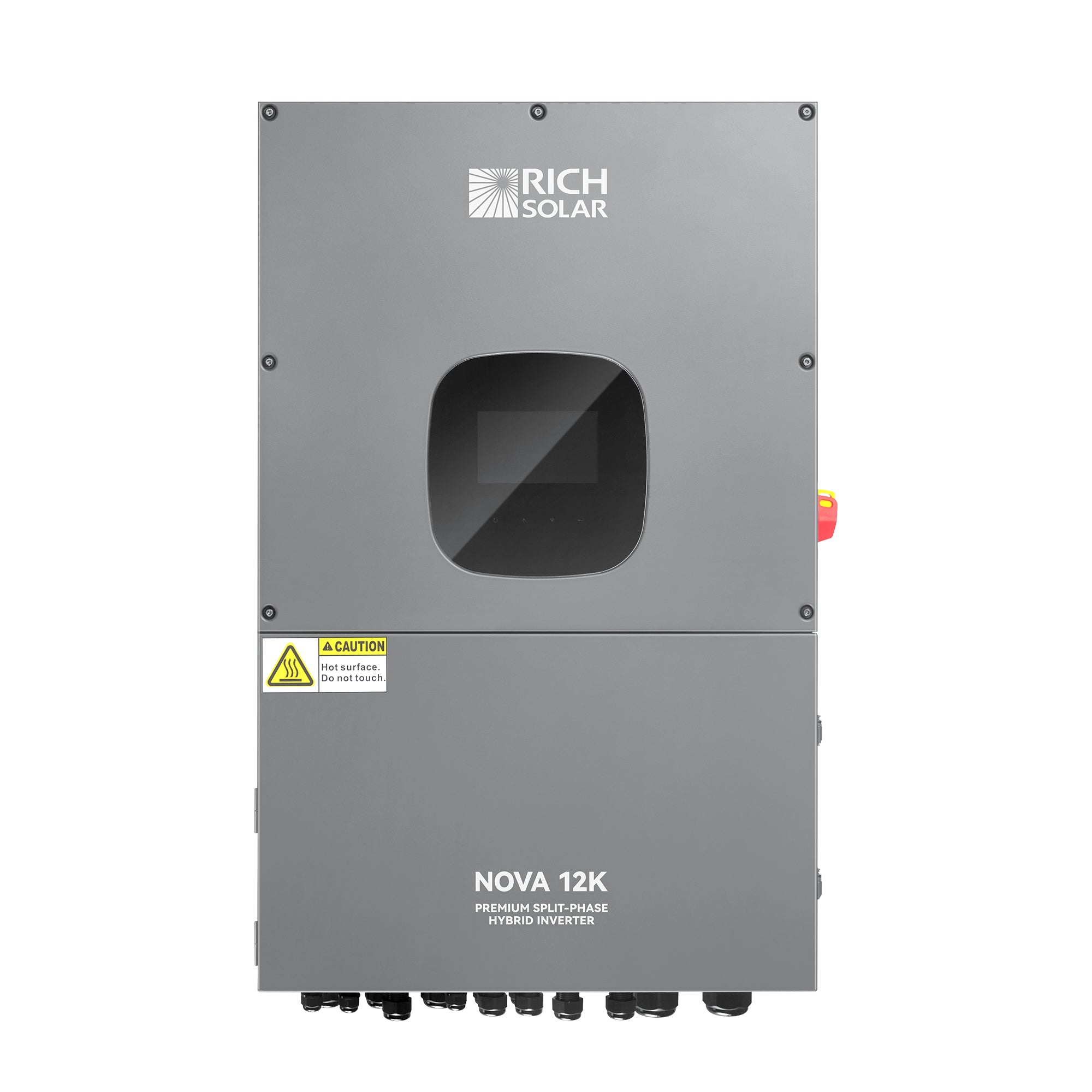 NOVA 12K | 12000 Watt 48V Split Phase Hybrid Inverter | 12000W PV Input, 10000W Continuous Output 120/240V | Premium 12000W 48V Hybrid Inverter for Cabins, ADUs, Tiny Homes, Residential, Agriculture, Off-Grid, On-Grid | UL Certified