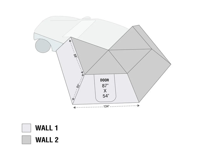 OVS | Awning Wall for Nomadic Lite 270 Awning | 18299909