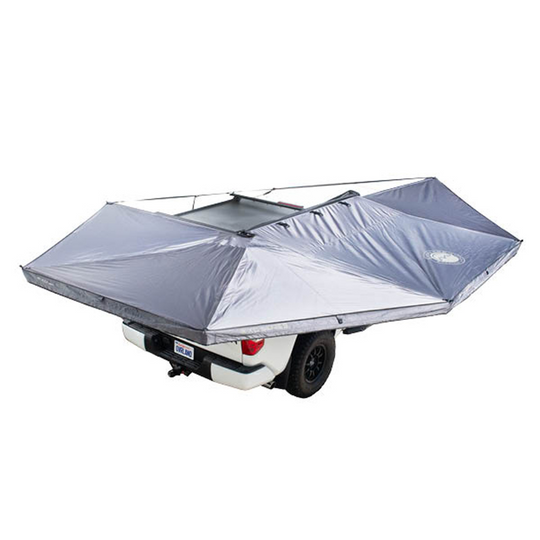 OVS | XD Nomadic 270 - Awning W/Lights & Black Out Grey Hex, Black Trim & Black Travel Cover | 19690021