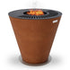 Arteflame Park Series - One-Piece CORTEN Steel Park Grill (30" / 40") with Half Griddle + Half Grill