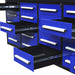 Chery Industrial 10ft 25-Drawer Storage Workbench with Wheels