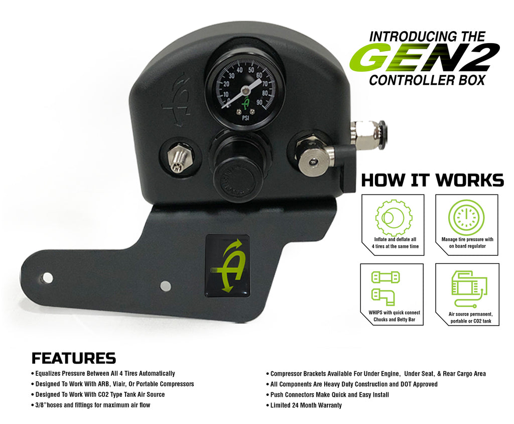 OVS | 4 Tire Inflation System For Jeep Wrangler | 269-0717