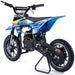 MotoTec Pioneer 49cc 2-Stroke Dirt Bike Blue - Image 4
