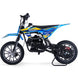 MotoTec Pioneer 49cc 2-Stroke Dirt Bike Blue - Image 5