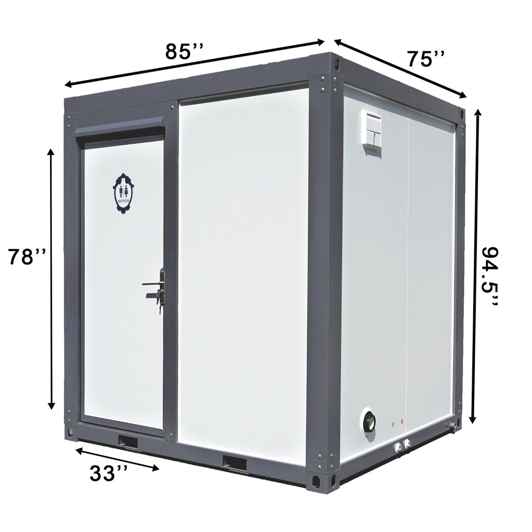 Chery Industrial Portable Restroom w/ Showers