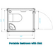 Chery Industrial Portable Restroom w/ Sink