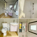 Chery Industrial Portable Toilet with Shower Curtain Style