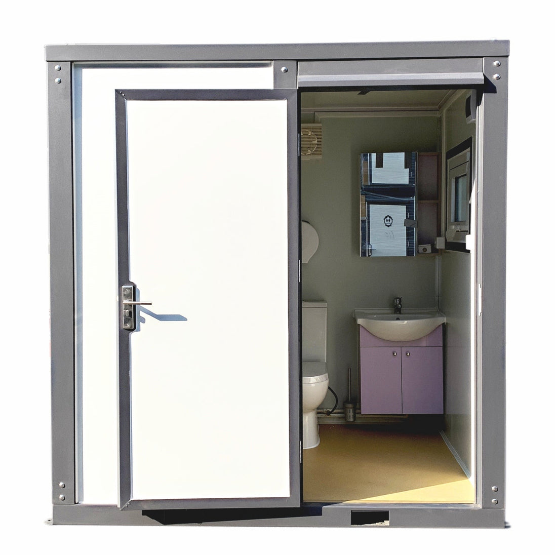 Chery Industrial Portable Toilet with Shower Curtain Style