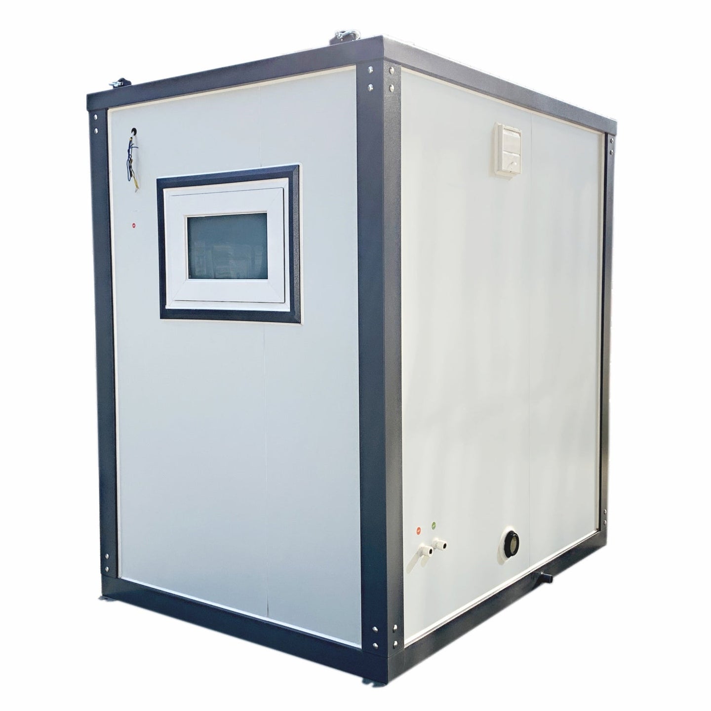Chery Industrial Portable Toilet with Shower Curtain Style