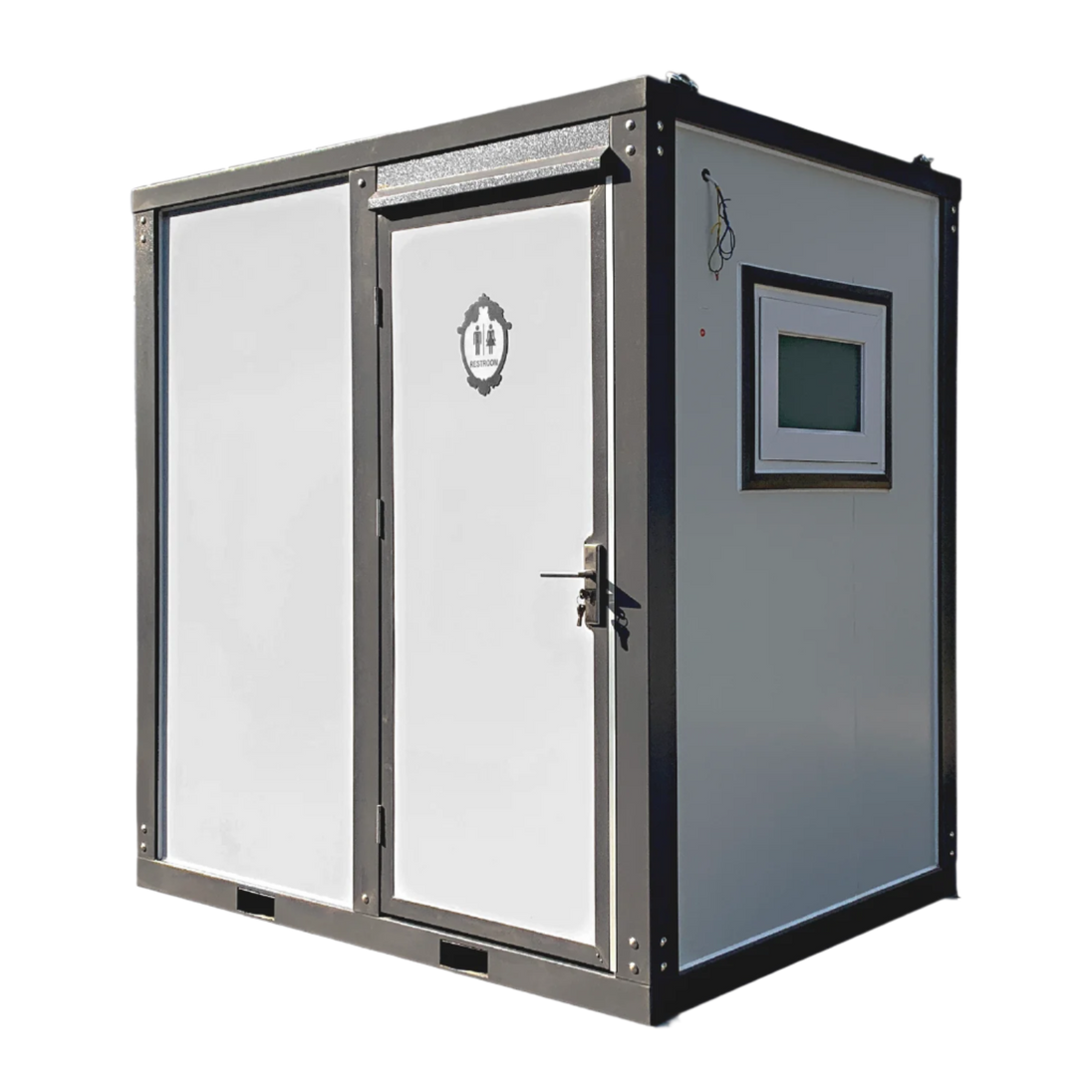 Chery Industrial | Portable Toilet with Shower Curtain Style