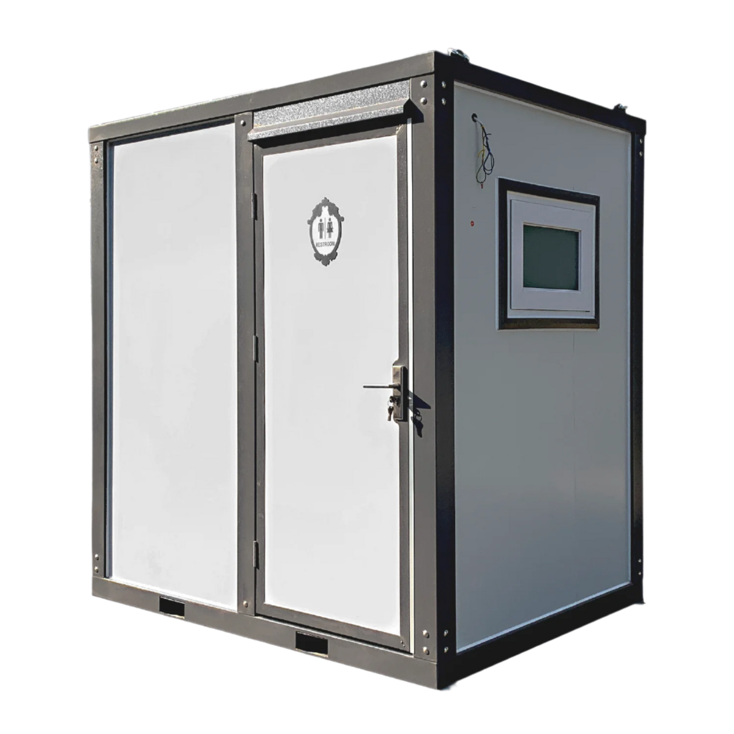 Chery Industrial | Portable Toilet with Shower Curtain Style