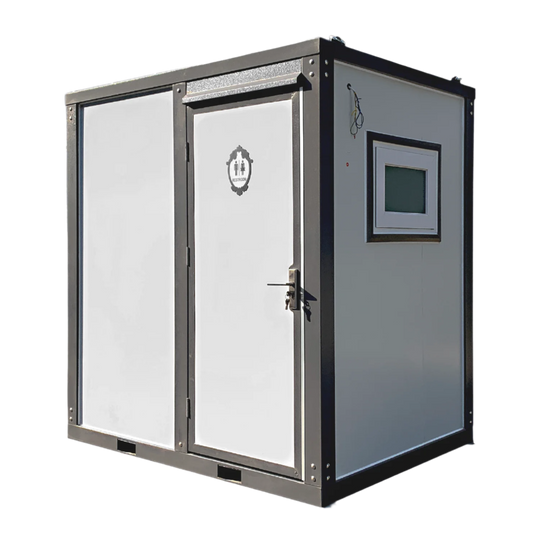 Chery Industrial | Portable Toilet with Shower Curtain Style