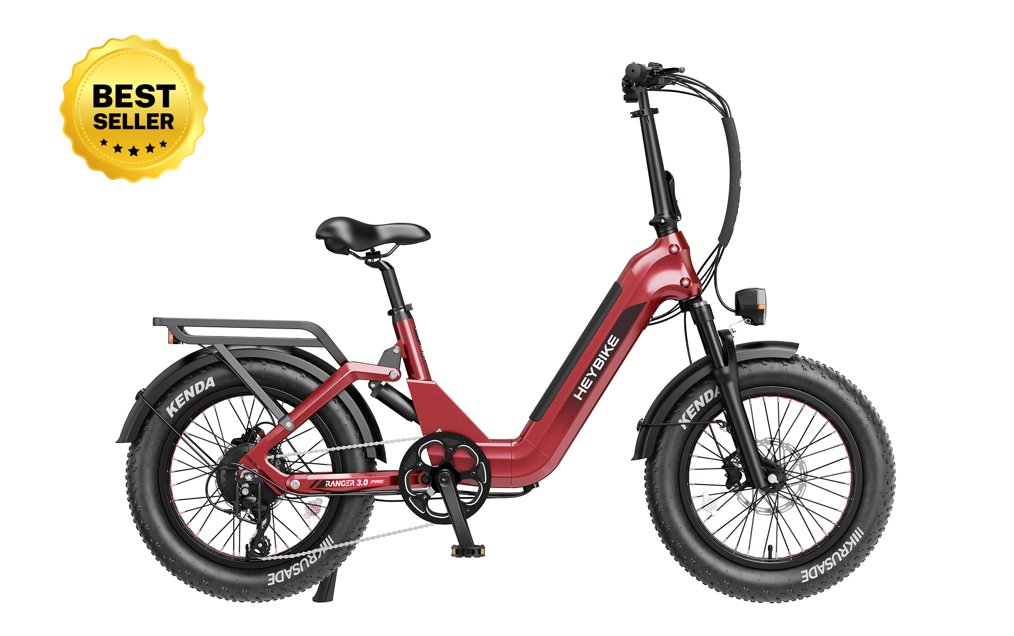 Heybike | Ranger 3.0 Pro Folding Fat-Tire Full-Suspension E-Bike