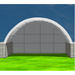 Chery Industrial Rear Cover for Gold Mountain Shipping Container Canopy Shelter 40'x40'x11'