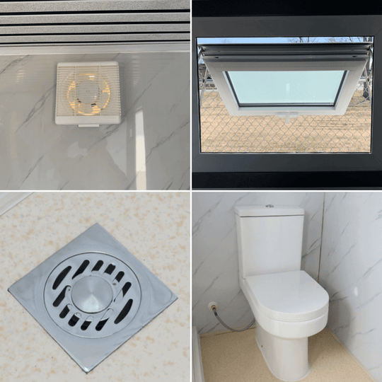 Chery Industrial Portable Restroom w/ Showers