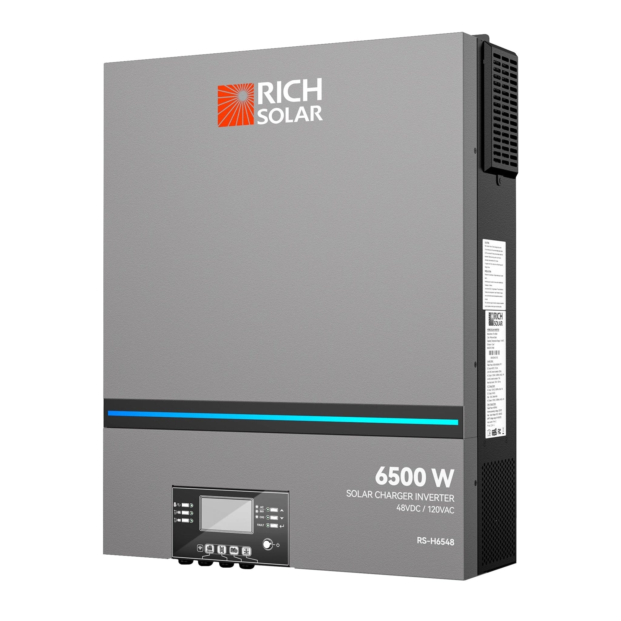 Rich Solar | Hybrid Inverter 6500W 48V 550V PV Input | RS-H6548V5