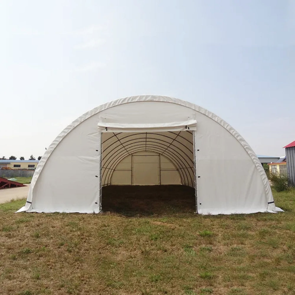 Chery Industrial Front/Rear Panel with Roll-up Door for W40'xL80'xH20' Storage Shelter