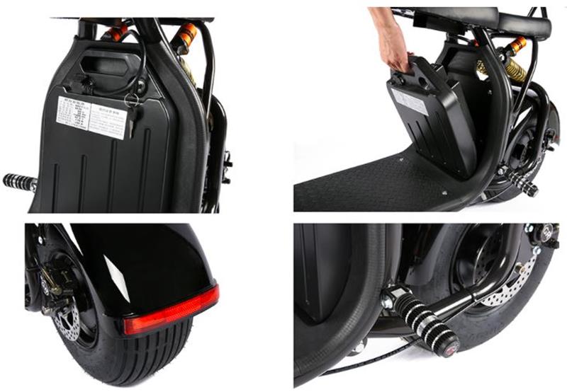 X7 Fat Tire Two Wheel Golf Scooter