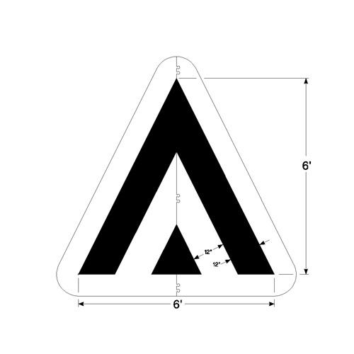 Newstripe | 72 Inch Federal Speed Hump/Bump | 10004630