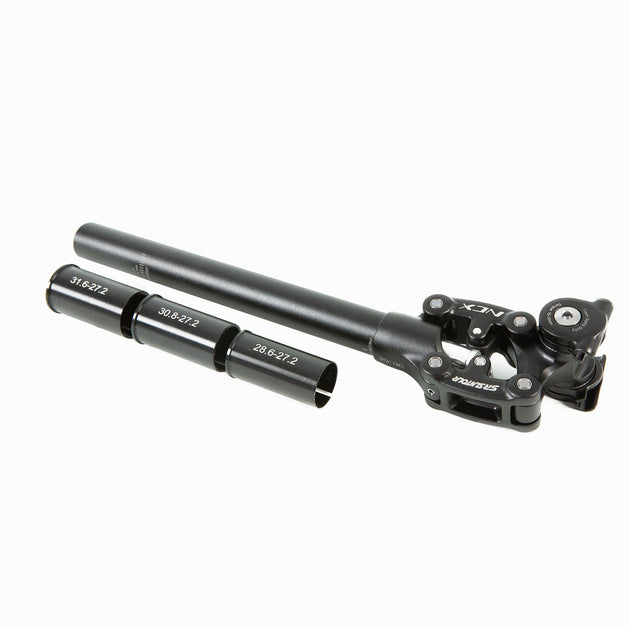 Eunorau | Bike Suspension Seatpost Aluminum Alloy Black | SS-NCX-272-BK