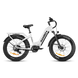 Rambo Savage 2.0 Fat Tire Electric Hunting Bike - White - 15Ah