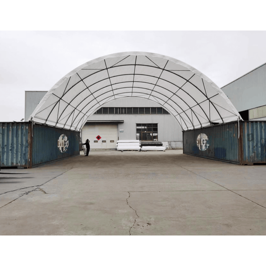 Chery Industrial 40'x40'x13' Shipping Container Canopy Shelter