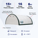 Chery Industrial W20'xL30'xH12' Single Truss Arch Storage Shelter