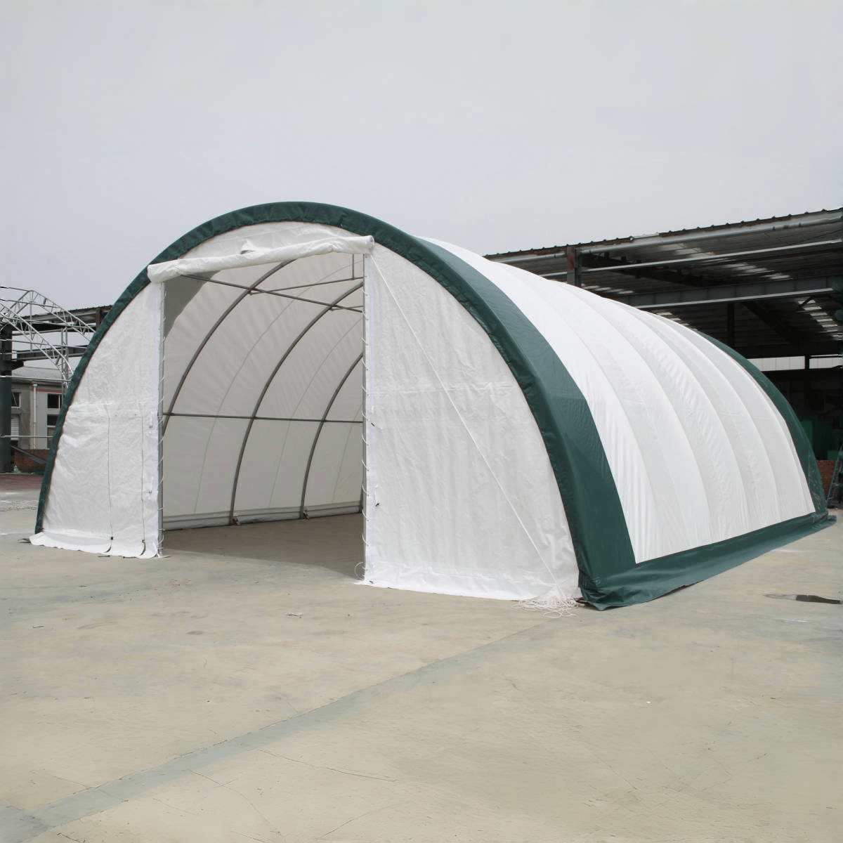 Chery Industrial W30'xL40'xH15' Single Truss Arch Storage Shelter